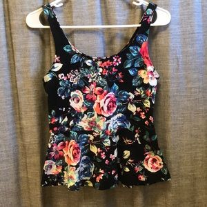 Express peplum tank